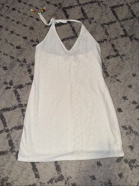 wild fable White Halter V-Neck Chemise
